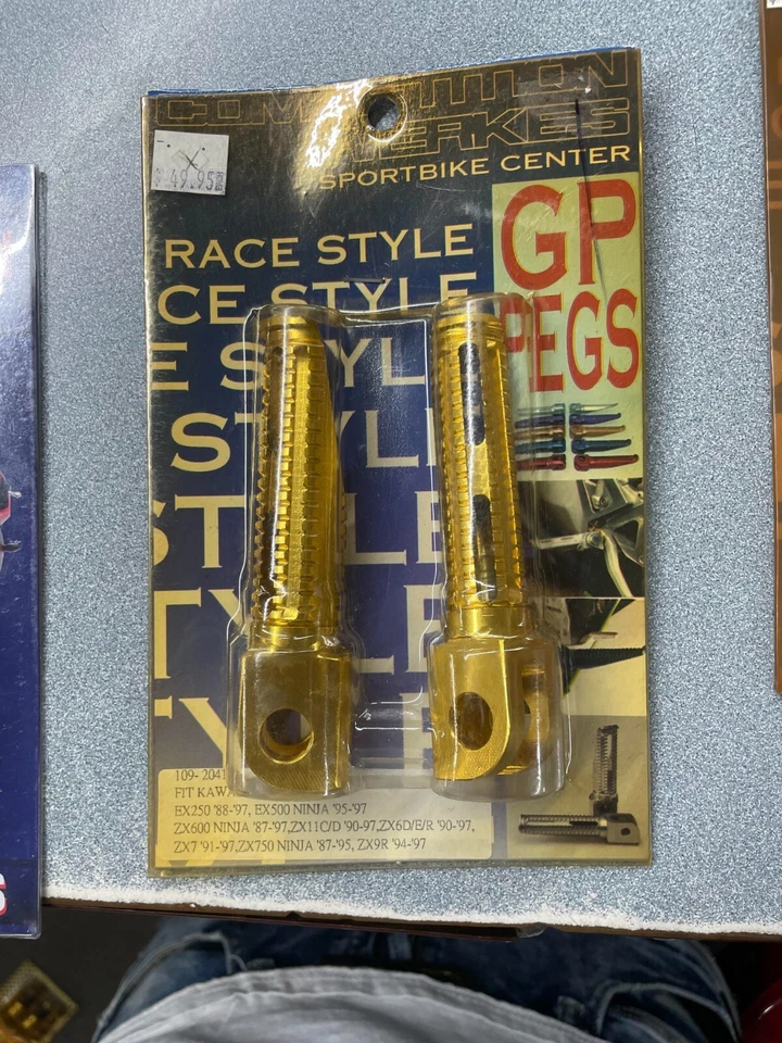 CLAVIJAS DE BICICLETA DEPORTIVA COMPETITION WERKES KAWASAKI RIDER PN 109-2149 Foto 1 de 1