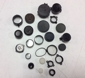Rifle Scope Lens Covers - 23 All Different - Used - Picture 1 of 2