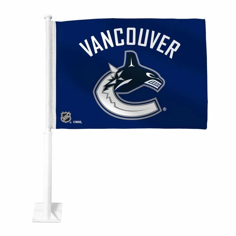 Vancouver Canucks 11.5" x 15" Double Sided Car Flag Cover