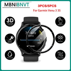 5PCS 20D Screen Protector Curved Film Soft Protective For Garmin Venu 3 3S - Picture 1 of 9