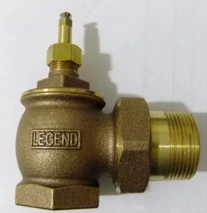 LEGEND 1-1/4" STEAM ANGLE RADIATOR VALVE - Picture 1 of 6