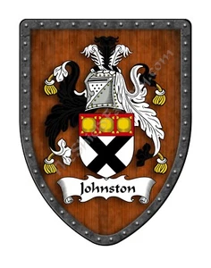Escudo de armas Johnston escudo familiar personalizado, escudo colgante SH503P-DG-HG - Imagen 1 de 3