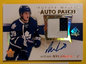 WILLIAM NYLANDER AUTO PATCH 2016-17 SP AUTHENTIC FUTURE WATCH /100 ROOKIE 116 RC