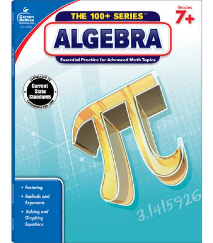 Algebra, Grades 7 - 9 (The 100+ SeriesTM) - Paperback - VERY GOOD Foto 1 de 1