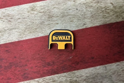 "Dewalt" Custom Back Plate for Glock 19, 17 Aluminum Engraved