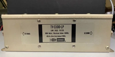 Used Drake TV-3300-LP 1000 Watt Low Pass Filter for Ham Radio HF, (VERY NICE!) - Image 1 of 3
