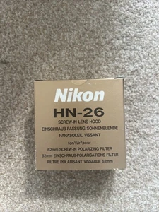 Nikon HN-12 Screw-on Camera Lens Hood For 52mm Polar Polariser Filter - Picture 1 of 5