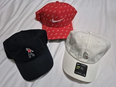 Rare Nike Golf Hat Lot! Tiger Woods! Masters Praying Hands! Us Open! Rare! Nike - Image 1 of 4