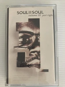 Soul II Soul Volume III 3 Three Just Right Cassette 1992 Ten Records Dance RNB - Picture 1 of 6
