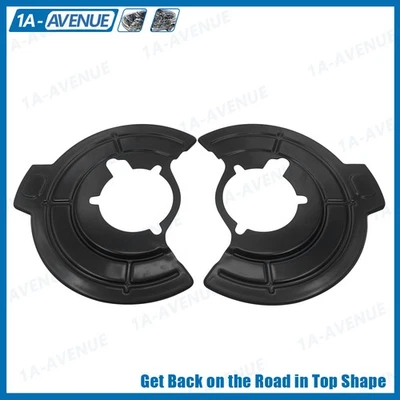 For 2007 2008 2009-2018 Jeep Wrangler Jk 1 Pair Front Disc Brake Splash Shields - Image 1 of 4