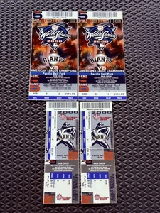 2000 World Series Game 5 NLDS Game 2 San Francisco Giants Full Ticket Stub (4) - Bild 1 von 3