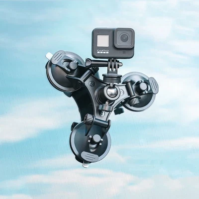 Supporto Auto per gopro go pro supporto Ventosa per Fotocamera Con Adattatore pe - Immagine 1 di 4