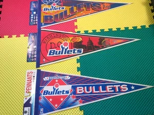 3 Different Washington Bullets Wincraft Sports Pennant Made in USA New with Tag - Picture 1 of 13