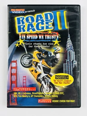Road Rage 2: In Speed We Trust (DVD, 2004) Motorcycle Stunts Video - Image 1 of 3