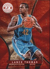 2012-13 Totally Certified Red Hornets Basketball Card #244 Lance Thomas/499