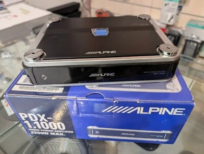 Car Audio Amplificatore Mono Alpine PDX 1.1000 - Immagine 1 di 4