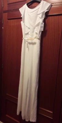 Mono largo de mujer Fórmula Joven en color blanco nuevo. - Imagen 1 de 4