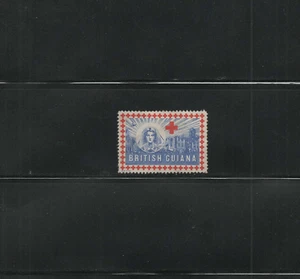 Stamps British Guiana, red cross tag MH - Picture 1 of 1
