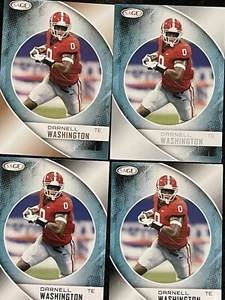 LOT OF 4 Darnell Washington 2023 SAGE SILVER/BLACK RC #136 Steelers Rookie - Picture 1 of 1