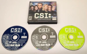 CSI Crime Scene Investigation (2003, PC CD-ROM) 3-Disc Set - Tested - Picture 1 of 2