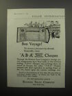 1920 Bankers Trust Company Ad - Bon Voyage! To Insure A Pleasant Trip Abroad