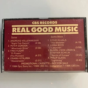 Real Good Music CBS Records Promo (Cassette) - Picture 1 of 2