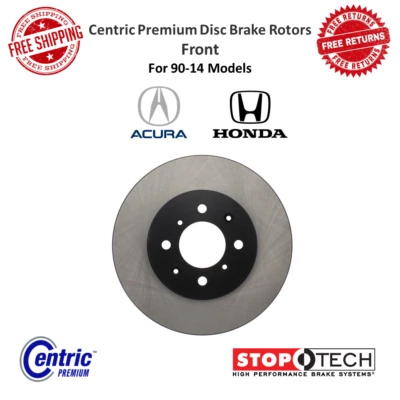 Rotor de freno de disco delantero StopTech Centric Premium para Acura Integra, Honda Insight Foto 1 de 4