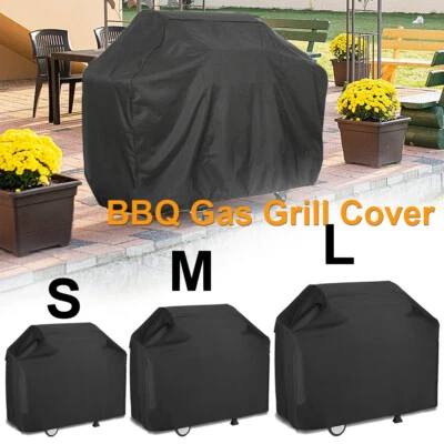 BBQ Gas Grill Cover Barbecue Waterproof Outdoor Heavy Duty Rain UV Protection - Image 1 of 4