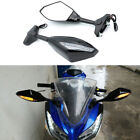 For Kawasaki Ninja 650 1000 Motorcycle LED Turn Signals Rearview Side Mirrors IA