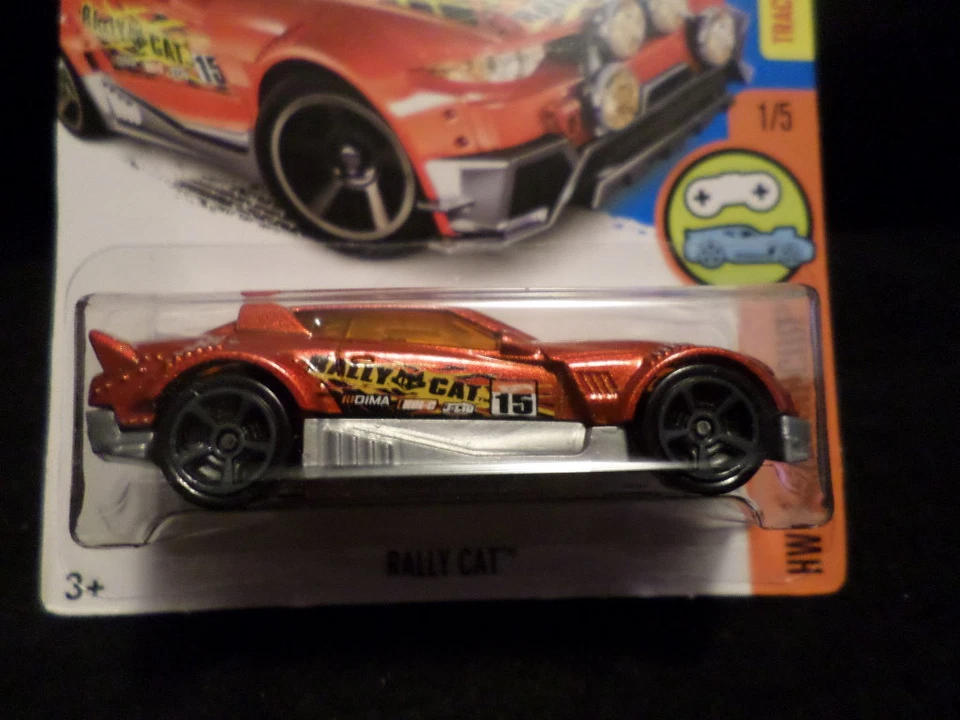 HW HOT WHEELS 2017 DIGITAL CIRCUIT #1/5 RALLY CAT RED HOTWHEELS TRACK READY - Image 1 of 1