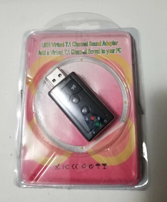 usb sound card with virtual 7.1ch surround sound - Image 1 of 4