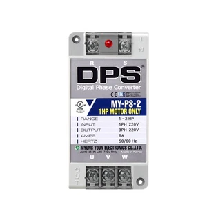 Convertidor monofásico a trifásico usado para motor de 1 HP (0,75 kW) 3 amperios 200-240 V UL/CE - Imagen 1 de 18