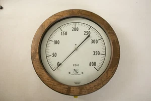 Ashcroft Duragauge Tubo Bronzo Presa Ottone Calibro 400 PSIG (UX4/JSF6) 14" NOS - Foto 1 di 13