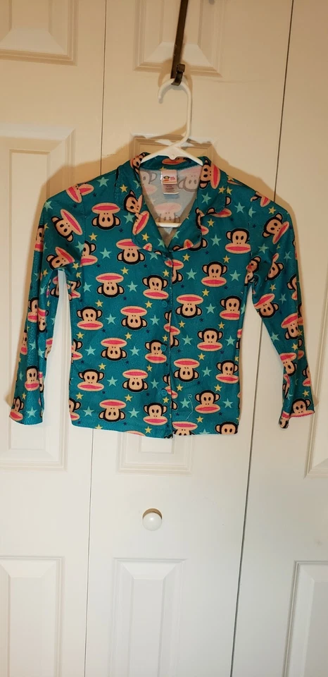Top de pijama Paul Frank para niña azul turquesa talla pequeña Foto 1 de 3