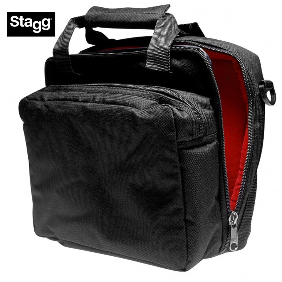Bolsa portadora de micrófono Stagg MIB-100 con 2 compartimentos - negra Foto 1 de 1