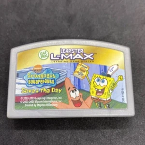 LEAPSTER LEAP FROG L MAX Sponge Bob SAVES THE DAY GAME, Numbers On The Run - Picture 1 of 3