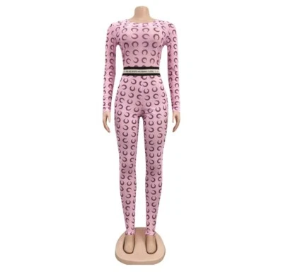 Mujeres Malla Media Luna Estampado O-Cuello Manga Larga Cremallera Cintura Club Pantimedias B Foto 1 de 2