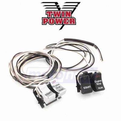 Twin Power Late Style Handlebar Switch Kit for 2005-2006 Harley Davidson yo Foto 1 de 4