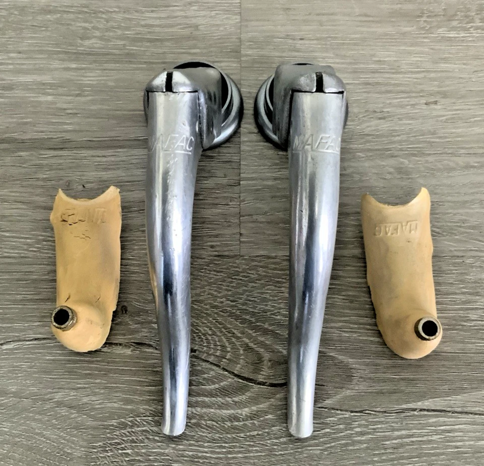 PALANCAS DE FRENO MAFAC NO AERODINÁMICAS CON CAPÓS Foto 1 de 4