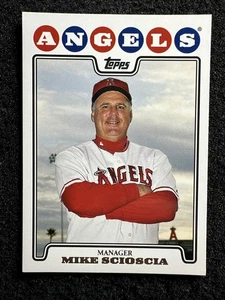Mike Scioscia #423 2008 Topps cantidad de béisbol Los Angeles Angels - Imagen 1 de 2