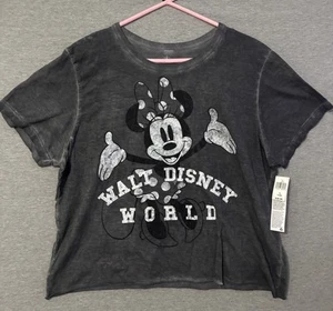 Minnie Mouse Vintage Wash T-Shirt for Women Walt Disney World Parks Sz XL Gray - Picture 1 of 11