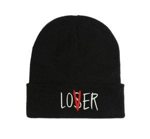 Loser Lover Funny Logo Embroidered Beanie Hat Cap Winter Fall - Picture 1 of 3