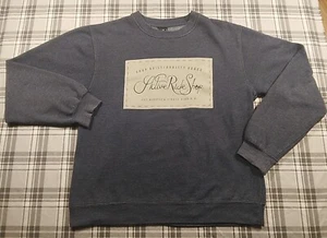 "A" Brand Mens Long Sleeve Sweatshirt Active Ride Shop Blue Size Medium - Picture 1 of 6