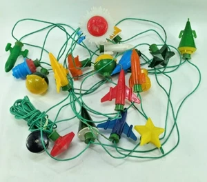 Christmas tree garland Space era USSR Vintage Soviet New Year decorations toy - Picture 1 of 9