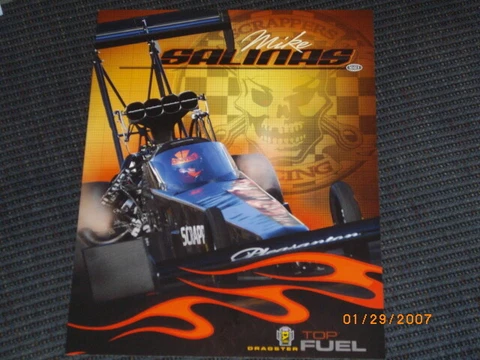 2019 MIKE SALINAS "SCRAPPERS" TOP FUEL NHRA POSTCARD Cover