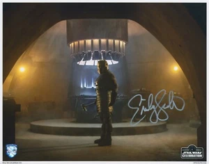 Autógrafo firmado por Emily Swallow Star Wars The Mandalorian 11x14 OPX #fenix - Imagen 1 de 1