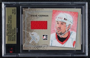 2007 ITG Ultimate Memorabilia Silver /24 Steve Yzerman HOF