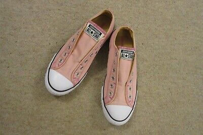  Converse  GIRL'S ALL STAR Tela Pink Slip On Sneakers Basse UK5/38 • 25.42€