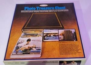 Vintage Sears Treasure Chest Flip Pictures Photo Album 3" x 5" NIB Holds 200 - Picture 1 of 12