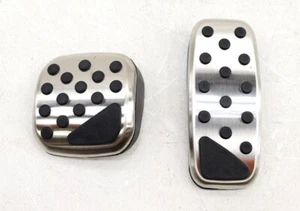 NEW OEM Mopar Stainless Steel Pedal Cover Kit 82212645 Fiat 500 2012-2013 - Picture 1 of 5